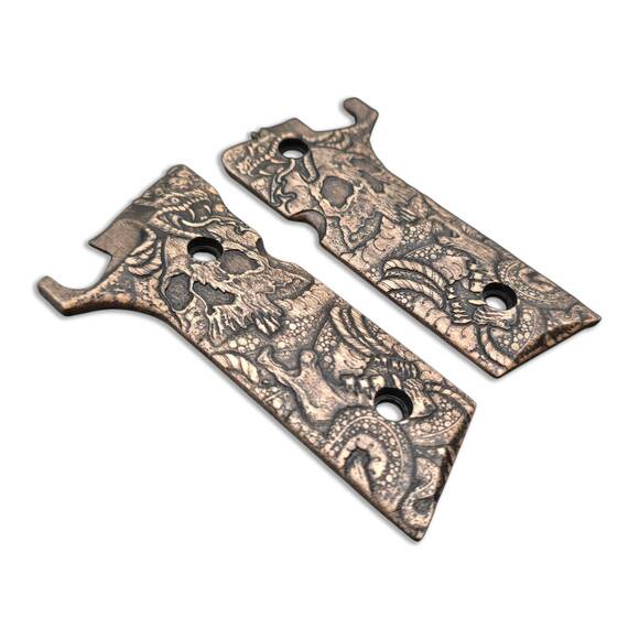 Skull Snake - Beretta 92XI, 92GTS Grips