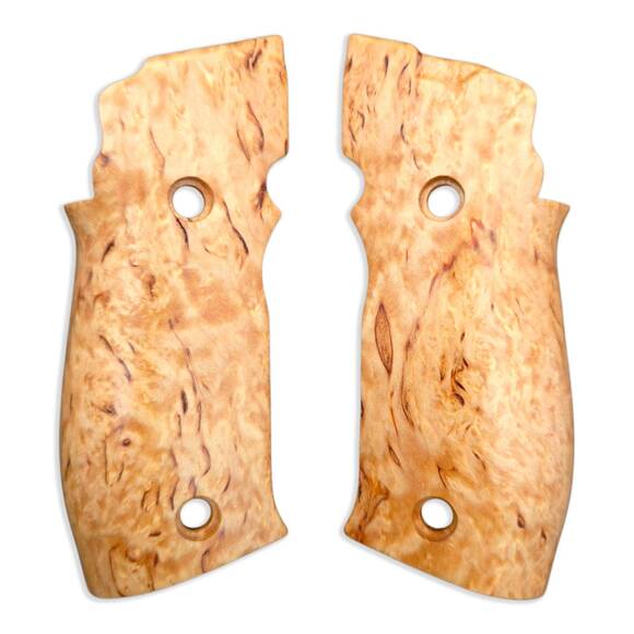 Sig Sauer P226 SAO karelian birch Grips - Traditional / hand-painted