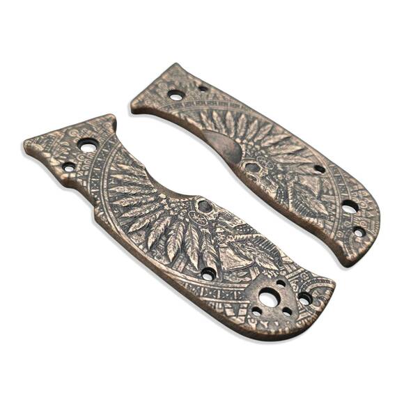 War Chief - Spyderco Lil' Temperance 3, Lil' Temperance 3 Lightweight Knife Scales by Svechnikov Knives