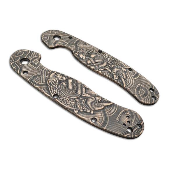 Celtic Heart - Ontario RAT 1.5 Knife Scales by Svechnikov Knives