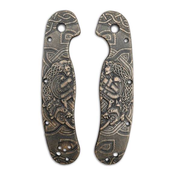 Celtic Heart - Ontario RAT 1.5 Knife Scales by Svechnikov Knives