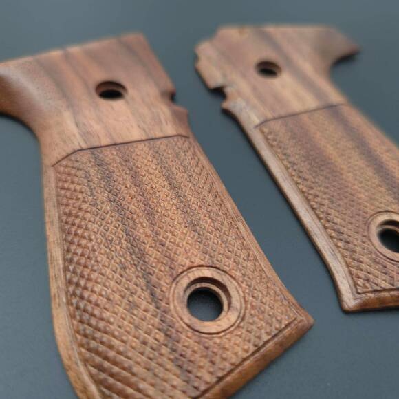 Arex Rex Zero 1 Standard Walnut Grips - Classic V2 / Hand-painted