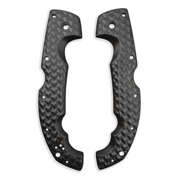 Dragon Scales Black - Cold Steel Voyager Extra Large Knife Scales by Svechnikov Knives