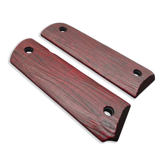 Fibers Dark Blood - 1911 Full Size Government GripsFibers Dark Blood - 1911 Full Size Government Grips