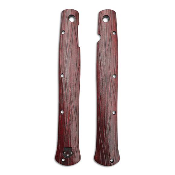 Fibers Dark Blood - Cold Steel Ti-Lite 6 Knife Scales by Svechnikov Knives