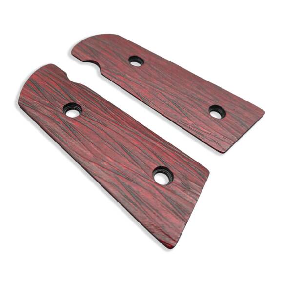 Daniel H9 Maple Grips - Fibers Dark Blood / Hand-painted