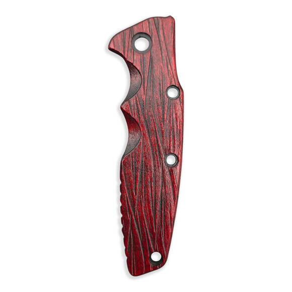 Fibers Dark Blood - Hinderer Eklipse 3.5 Knife Scale by Svechnikov Knives