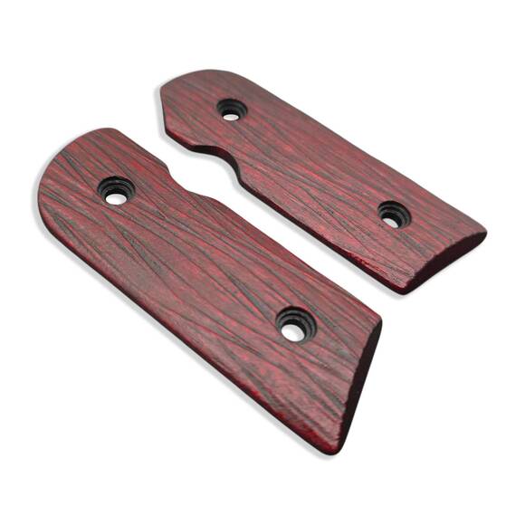 Kimber Solo Maple Grips - Fibers Dark Blood / Hand-painted