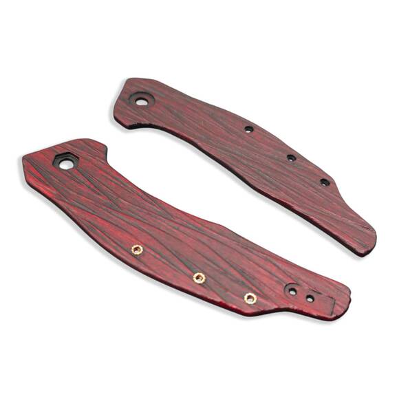 Fibers Dark Blood - Zero Tolerance ZT 0357 Knife Scales by Svechnikov Knives