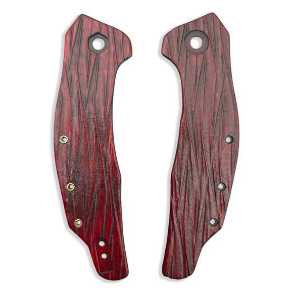 Fibers Dark Blood - Zero Tolerance ZT 0357 Knife Scales by Svechnikov Knives