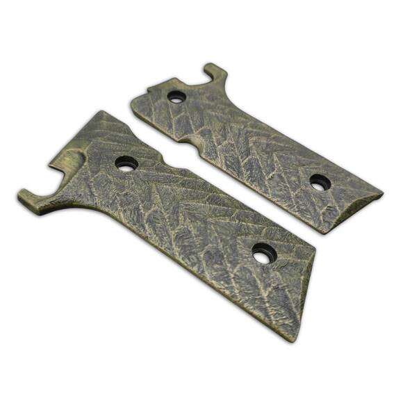 Beretta 92XI, 92GTS Maple Grips - Fir / Hand-painted