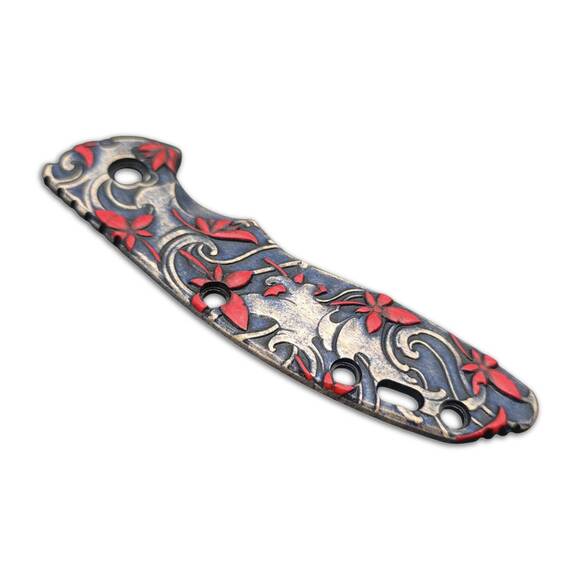 Japanese Maple - Hinderer XM-18 3.5 Left Hand Knife Scale by Svechnikov Knives