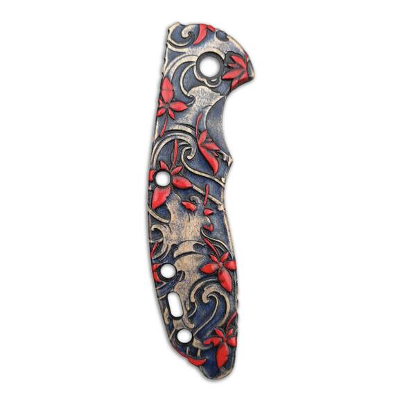 Japanese Maple - Hinderer XM-18 3.5 Left Hand Knife Scale by Svechnikov Knives