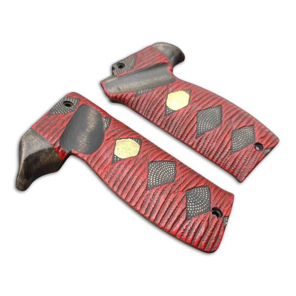 Katana Red Gold Coin - MAC Mle 1950 Trausch Grips