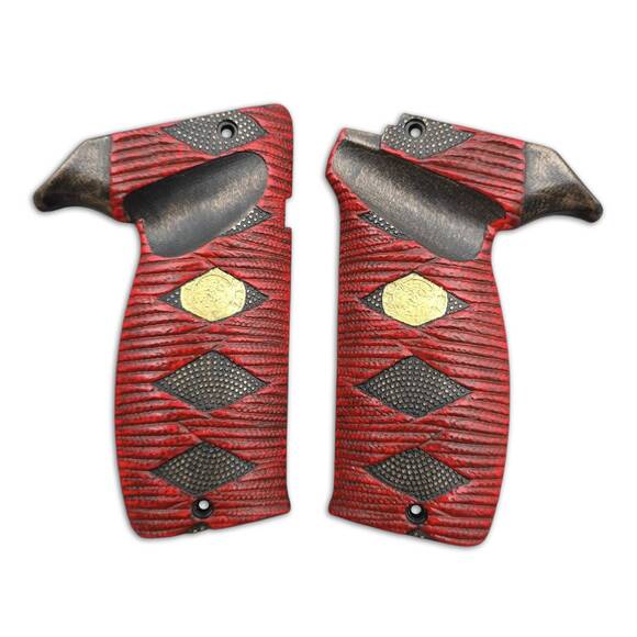 Katana Red Gold Coin - MAC Mle 1950 Trausch Grips