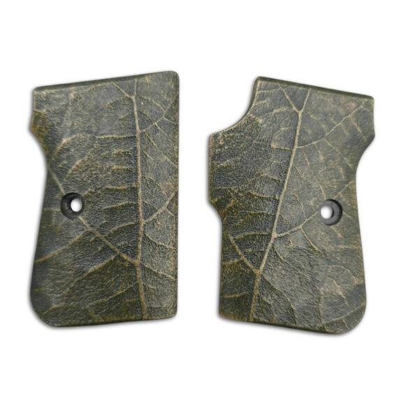 Tanfoglio GT27 maple grips - Leaf Dark Green / hand-painted