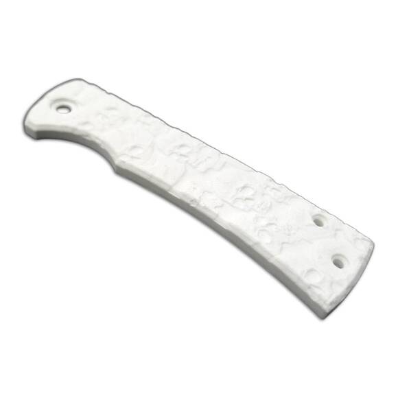 Chaves Redencion 229 G10 handle scale - Skulls Mountain White / hand-painted
