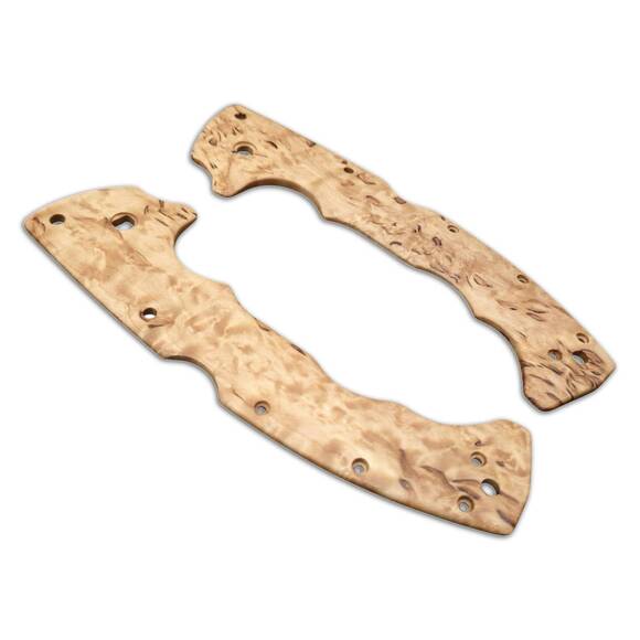 Cold Steel 5-Max karelian birch handle scales - Traditional / hand-painted
