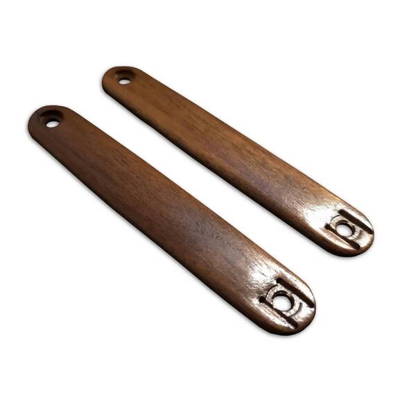 CIVIVI Crit walnut handle scales - Traditional / hand-painted