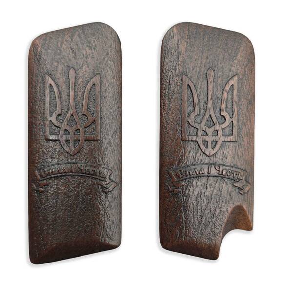 Ukraine Strength And Honor Walnut Dark - Tokarev TT Grips
