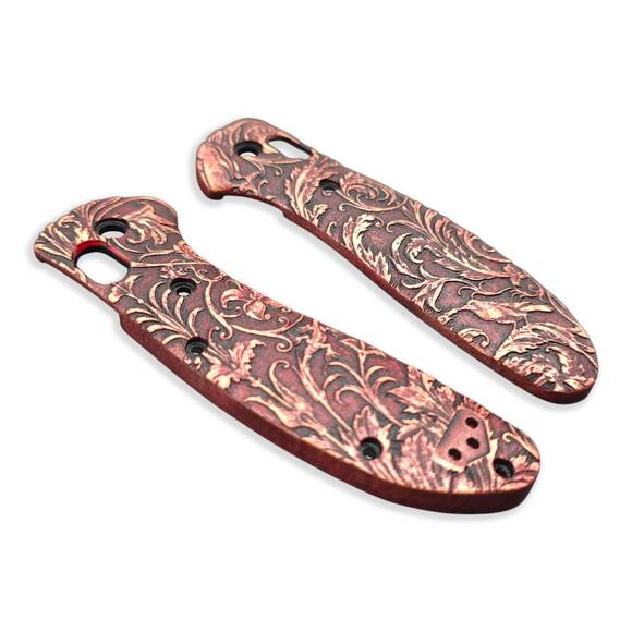 Wild Thickets Baroque - Benchmade Griptilian 550, 551 Knife Scales by Svechnikov Knives