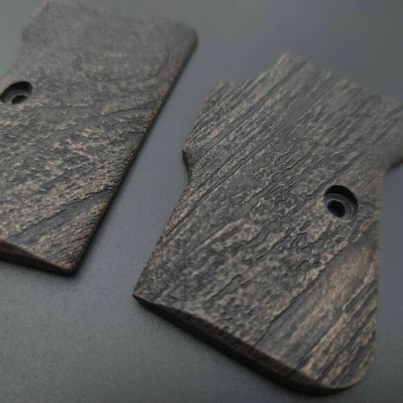 Tanfoglio GT27 maple grips - Wood Bark (3169) / hand-painted