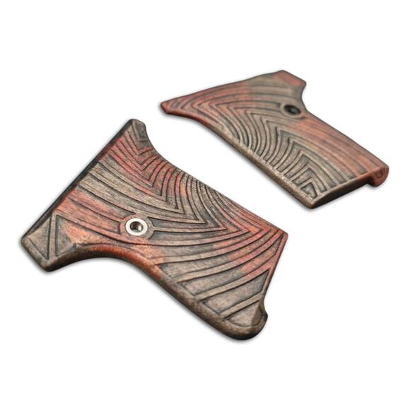 Seecamp LWS-25/32 maple grips - Artefact Dark Bronze / hand-painted