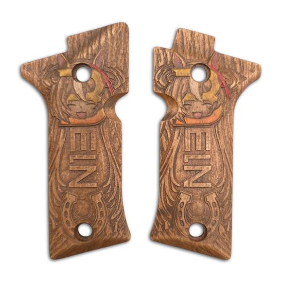 Beretta 80X Cheetah maple grips - Belno (3166) / hand-painted