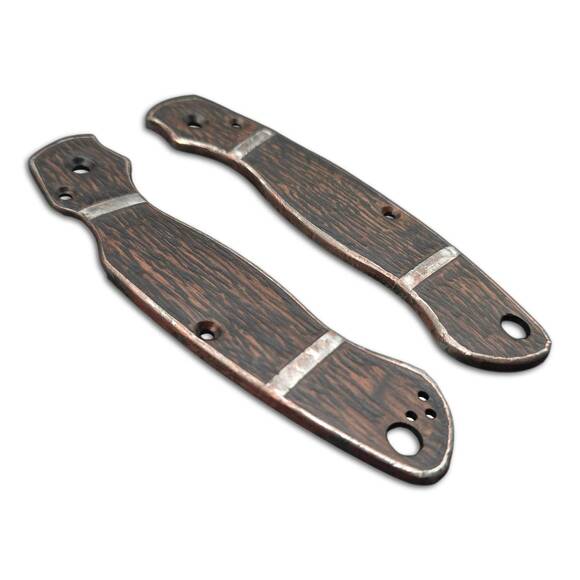 Spyderco Military 2 walnut handle scales - Black Sails by Artur Soikkeli