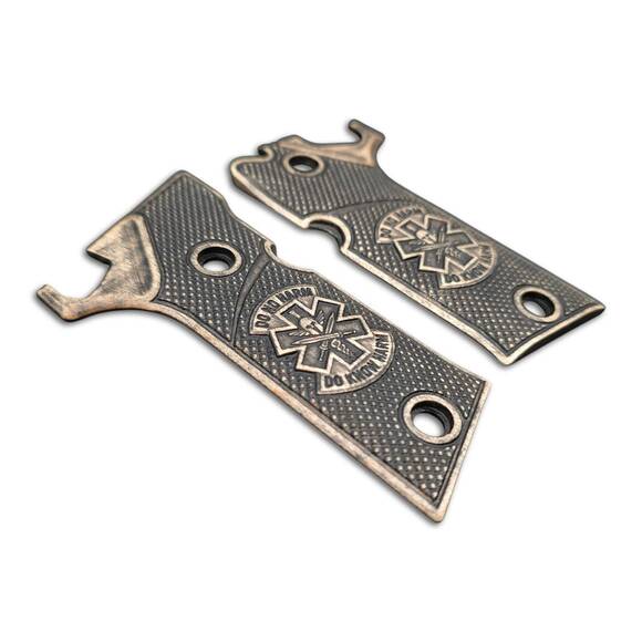 Beretta 92X Performance maple grips - Classic V3 Do No Harm / hand-painted