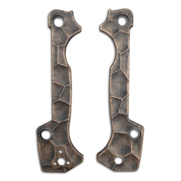 Cold Steel AD-15 maple handle scales - Crack V2 (3169) / hand-painted