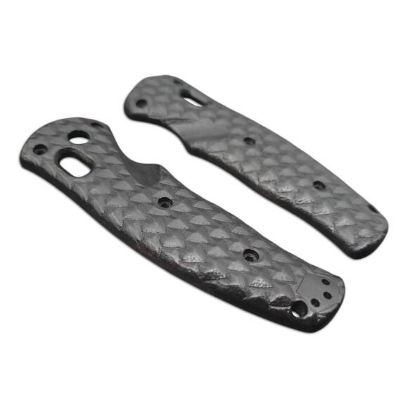 Benchmade Volli 1000001 maple handle scales - Dragon Scales Black / hand-painted