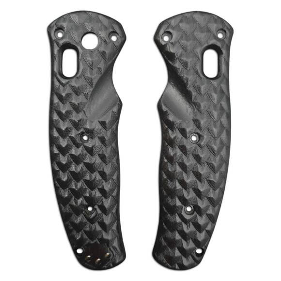 Benchmade Volli 1000001 maple handle scales - Dragon Scales Black / hand-painted