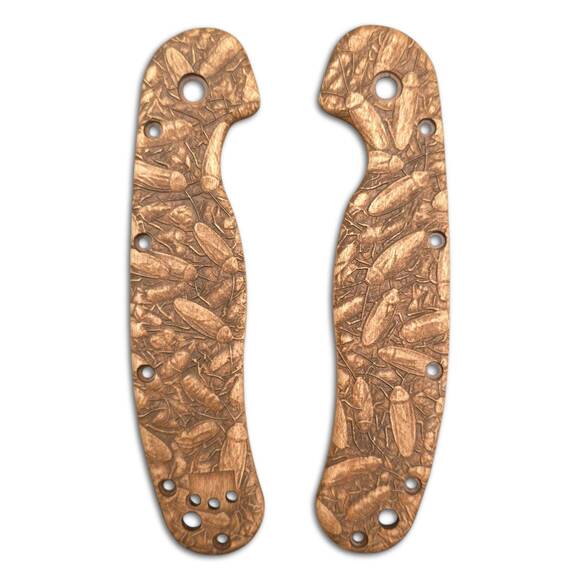 Ontario RAT-1 maple handle scales - Kitchen Buddies (3166) / hand-painted