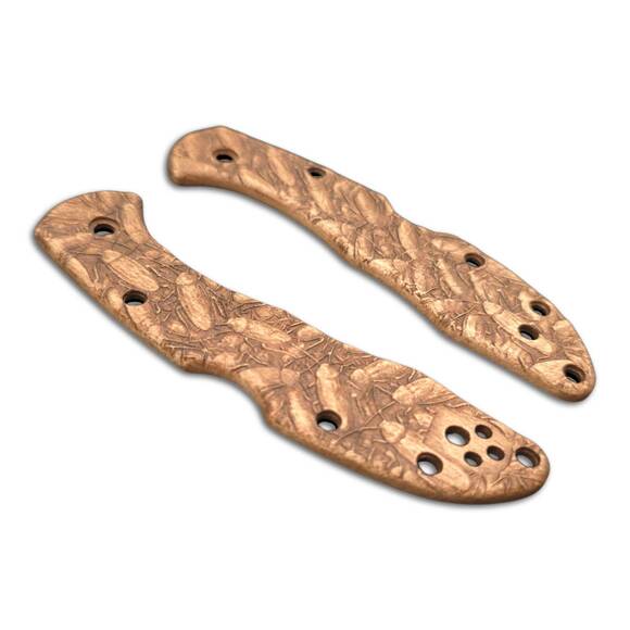 Spyderco Delica 4, Lil' Matriarch maple handle scales - Kitchen Buddies (3166) / hand-painted