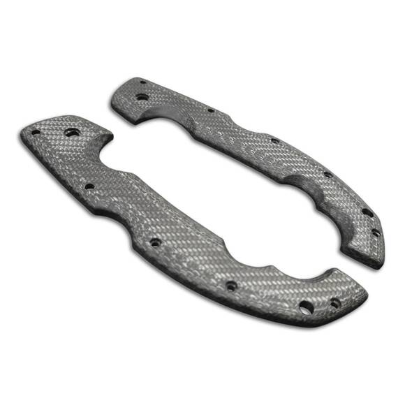 Cold Steel Voyager Extra Large Carbon Fibers black handle scales - Traditional / hand-painted