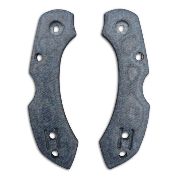 Spyderco Dragonfly 2 Micarta Bluejeans handle scales - Traditional / hand-painted