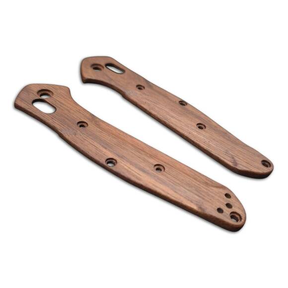 Benchmade Osborne 940-1 walnut handle scales - Traditional / hand-painted
