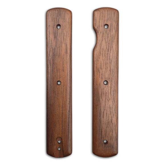 Böker Plus Urban Trapper Linear walnut handle scales - Traditional / hand-painted