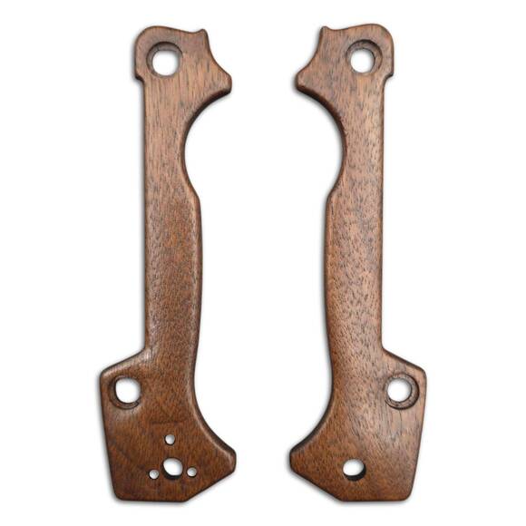 Cold Steel AD-15 walnut handle scales - Traditional / hand-painted