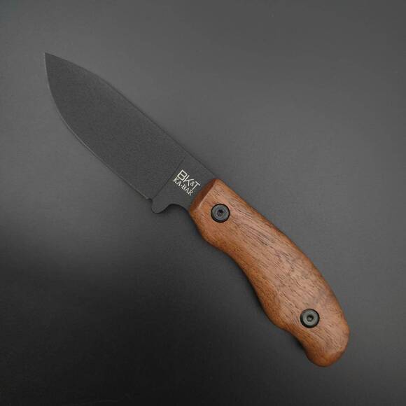 Ka-Bar Becker Necker BK11 walnut handle scales - Traditional / hand-painted
