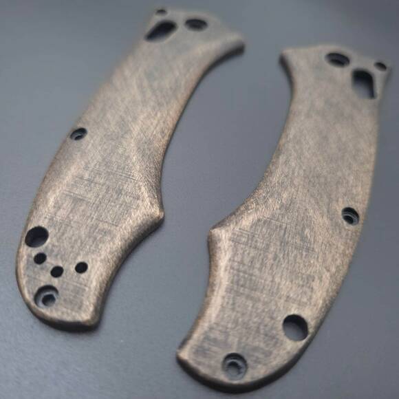 Benchmade Rift 950 maple handle scales - Traditional (3169) / hand-painted