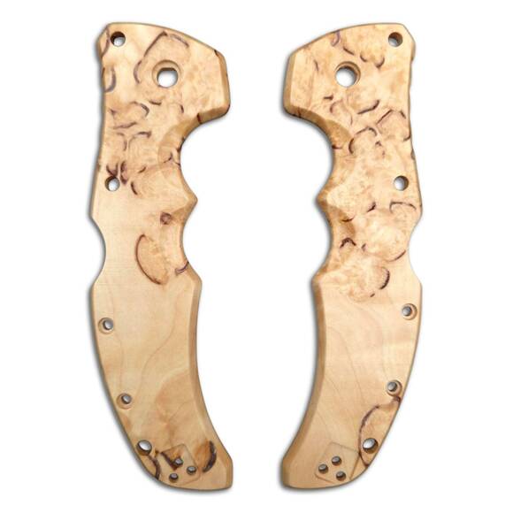 Cold Steel Recon 1 karelian birch handle scales - Traditional / hand-painted