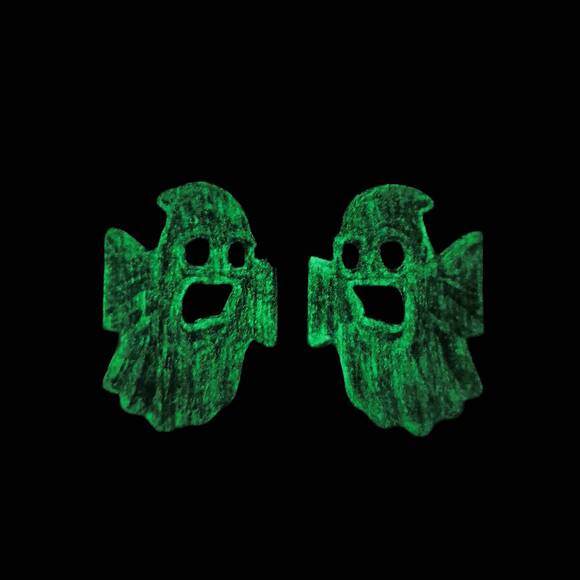 Colt Mustang Pocketlite Maple Grips - Ghost (Glow) / Hand-painted