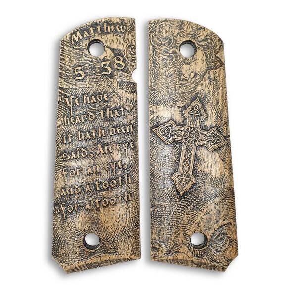 Matthew 5:38 - 1911 Full Size Government Grips