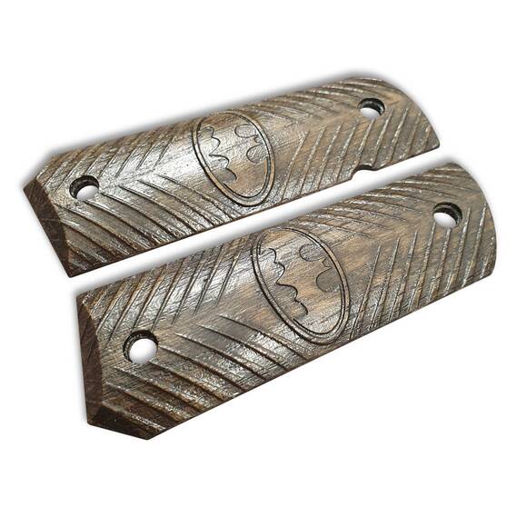 Batman Black - 1911 Full Size Bobtail Grips