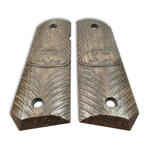 Batman Black - 1911 Full Size Bobtail Grips