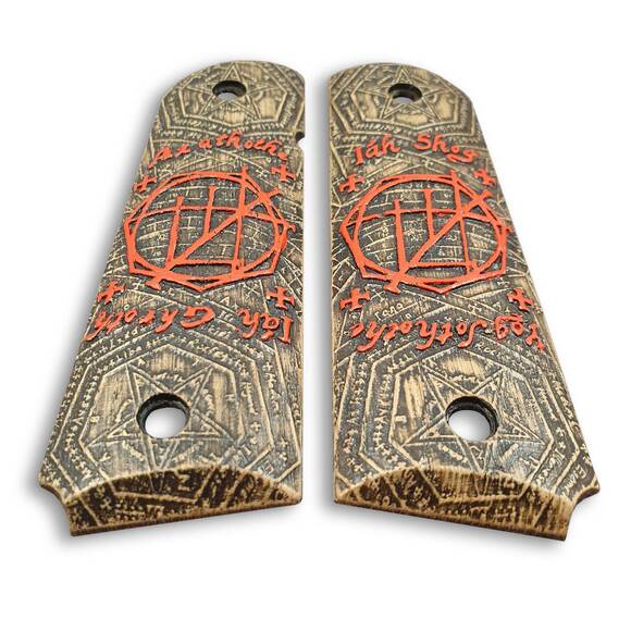 Occult Symbol - 1911 Full Size Government Grips
