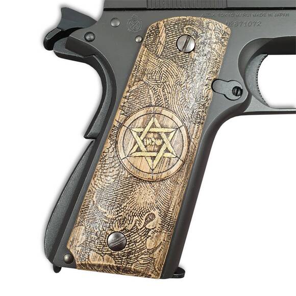1911 Full Size Government Grips - לֹא תִשָּׂא אֶת-שֵׁם-ה’ אֱלֹהֶיךָ לַשָּׁוְא