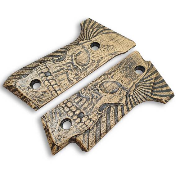 Rise Up Skull - Beretta 92S Grips